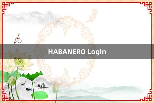 HABANERO Login