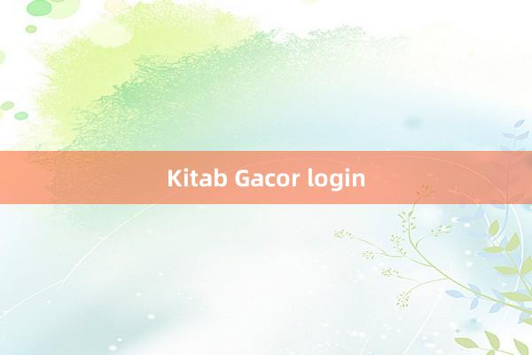 Kitab Gacor login