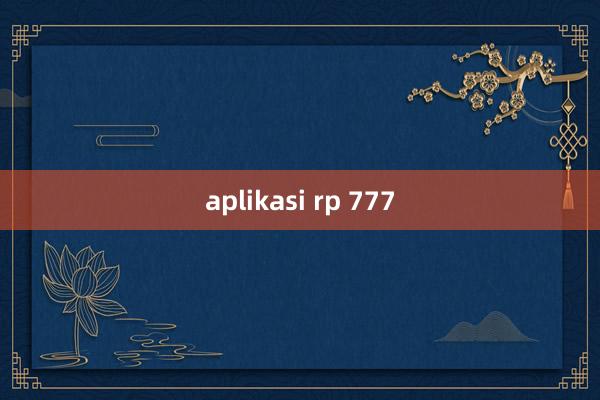 aplikasi rp 777