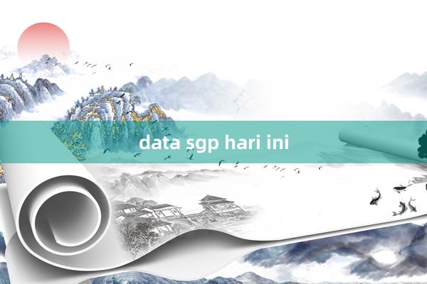 data sgp hari ini