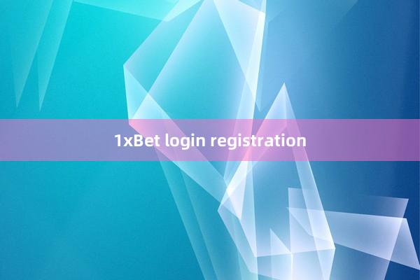 1xBet login registration